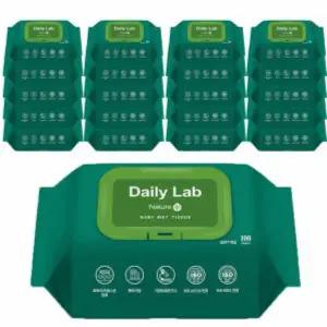 [온누리상품] 붕어빵 데일리랩 네이쳐 수 물티슈 100매20팩