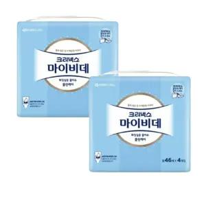 [온누리상품] 크리넥스 마이비데 클린케어 46매4입 2팩