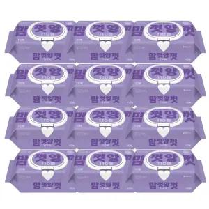 [온누리상품] 코디 맘껏양껏 물티슈 캡형 110매 12개