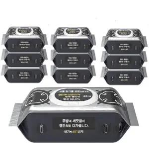 [온누리상품] 샐리의 살림 법칙 행주 물티슈 60매10팩