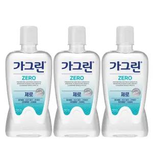 [동아제약] 가그린 제로 구강청결제 750ML X 3개