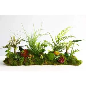 인테리어 조경 세트 화단 대형 식물 조화 꾸미기 인공