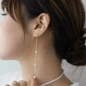 진주 귀걸이 스타일링피어싱 여성 패션악세서리