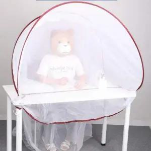 모기장 방충망 원터치 책상 침대 돔형 폴딩 휴대용