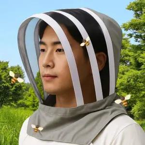 양봉 모자 후드 방충망 모기장 야외 보호 작업