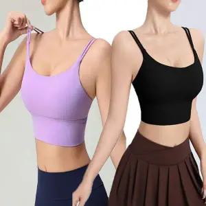 여성 스포츠브라 요가브라탑 헬스 나시 필라테스 탑 5