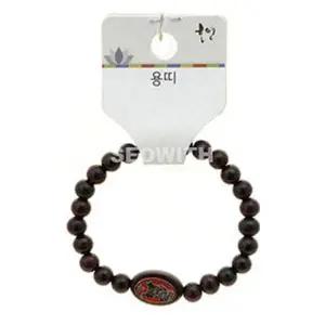 불교 팔찌 어린이 용 염주 벽조목 띠