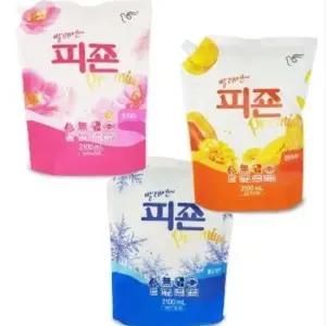 세탁 빨래 정전기방지 섬유 유연제 리필형 2100ml 1개