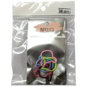 모양이 너무 귀여워요 실리콘 헤어밴드 칼라 6P 5봉