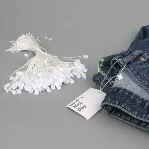 상표 화이트 고리 택끈 의류 가격표 ZF