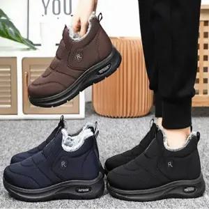 남자 방한 운동화 기모 겨울 털 단화 슬립온