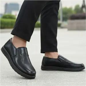 남성 로퍼 겨울 기모 안감 구두 캐주얼 정장