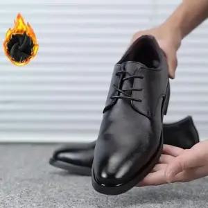 겨울 정장 구두 남자 로퍼 기모 안감 따뜻한