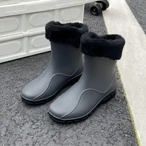 남성 방한 기모 레인부츠 루높이 TAIN29