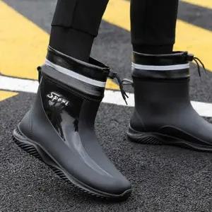남성 발편한 레인부츠 끈조절 다용도 레인46