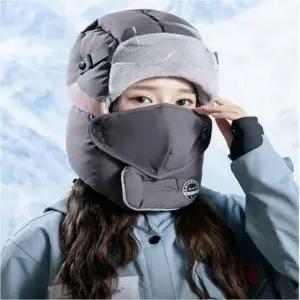 겨울 귀달이 모자 남녀 패딩 피부보호 목 덮개