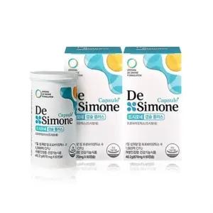 드시모네 유산균 캡슐 플러스 670mgX60캡슐 2통 1000억 프로바이오틱스