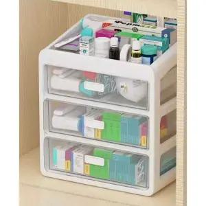 미니약상자 구급약 수납 여행 정리함 휴대용 보관함 요일