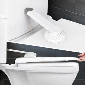 우유백 변기잠금 뚜껑 덮개 장치 뚜겅열림방지 커버 안전