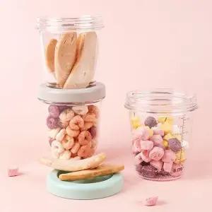 우유백 유아식기 이유식용기 4P 그릇 준비물 트라이탄세트