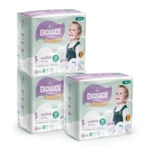 에코센 TCF 유럽 프리미엄 기저귀 팬티형 5단계 35P x3개