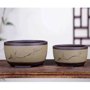 분재 화분 대형 토분 베란다 유약분 디자인 정원 옥상