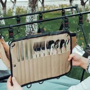 캠핑 커트러리 휴대용 수납 케이스 캠핑용품