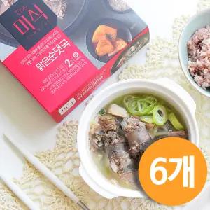 더미식 맑은순댓국 800g x 6개, 소비기한 2026-10-12 까지