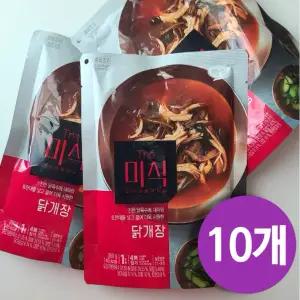 더미식 닭개장 350g x 10개, 소비기한 2026-04-08 까지