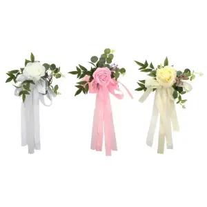 꽃철사 숲 의자 꽃 연회 결혼식 축하 꽃꽂이 실크 천 식물