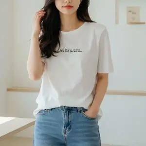 여자 반팔티 여름 레이어드 루즈핏 라운드넥 티셔츠