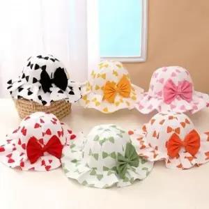 리본리본 여름 준캡 유아 벙거지 야구모자 봄 가을 아동 자외선차단 귀여운모자 모자 어린이