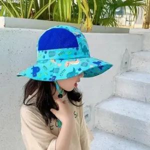 피쉬디노메쉬와이어챙 어린이 챙모자 가을 유아 귀여운모자 여름 아동 준캡 돌돌이 벙거지 봄 자외선차단