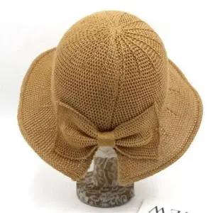 봄 벙거지형 유아 아동 준캡 가을 귀여운모자 자외선차단 니트 모자 뒷리본트임 어린이 여름