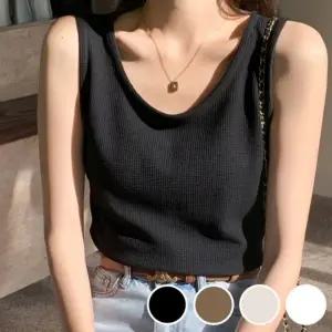 루즈핏 여성 민소매 데일리 여성 나시 티셔츠 여름