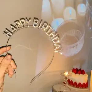 () [PK] 블링블링 큐빅 생일파티 축하 머리띠 헤어밴드