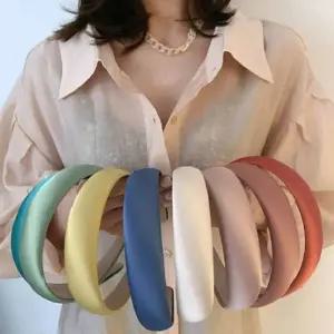스폰지 머리띠 다양한 비비드한 컬러 솔리드 헤어밴드
