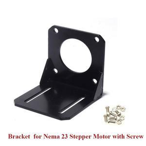캐스터브라켓 NEMA23 스테퍼 모터 브래킷 장착용 L형 고정 시트 나사 포함 깊은 철재 CNC 마운트