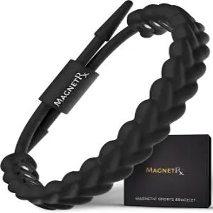 남성용 MagnetRX 마그네틱 스포츠 팔찌 - 조절 가능한 걸쇠가 있는 남녀용 초고강도 밸런스 일상복용