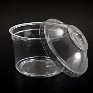 117파이 16온스 (480ml) 페트컵 원형 델리컵+무타공 돔리드 100개 세트