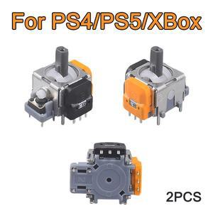 Xbox One XSS X 교체용 홀 이펙트 조이스틱 PS4 및 플레이스테이션 5 컨트롤러용 3D 아날로그 스틱 방수 센