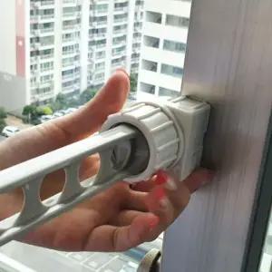 8구 미니 창틀 그레이 빨래건조대