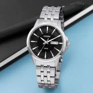 시티즌 BF2011-51E 데이데이트 쿼츠 아날로그 클래식 남자 메탈 시계 d