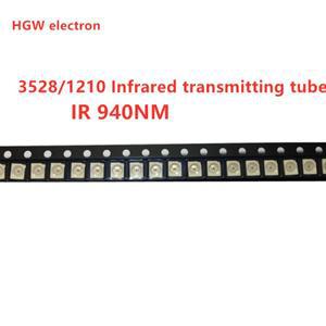 3528 SMD LED 적외선 다이오드 원격 제어 보안 모니터링 1210 IR 940nm 송신 튜브 100 개