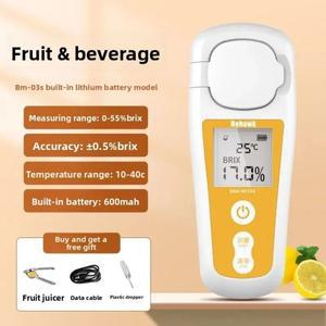 디지털 설탕 측정기 과일 굴절계 단맛 테스터 감지 도구