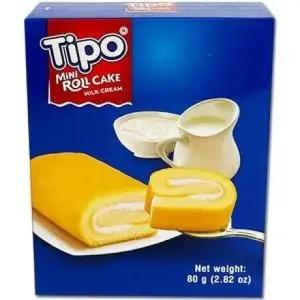 우유맛 미니 롤케익 80g 롤빵 탕비실간식