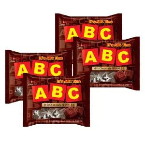 롯데웰푸드 ABC초코 187g, 4개