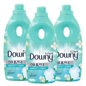 다우니 초고농축 섬유유연제 실내건조 섬유유연제 본품 1L 3개