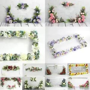 포유더샵 부부형 납골당 장식 조화 꽃 꾸미기 카네이션 봉안당 스웨그 가렌드 코너 ㄱ자