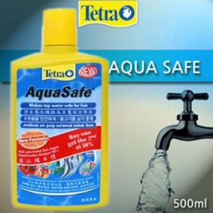 [당일배송] 테트라 아쿠아 세이프 500ml [물갈이제 /점막보호]/수족관 용품 환수 청소 염소제거 어항
